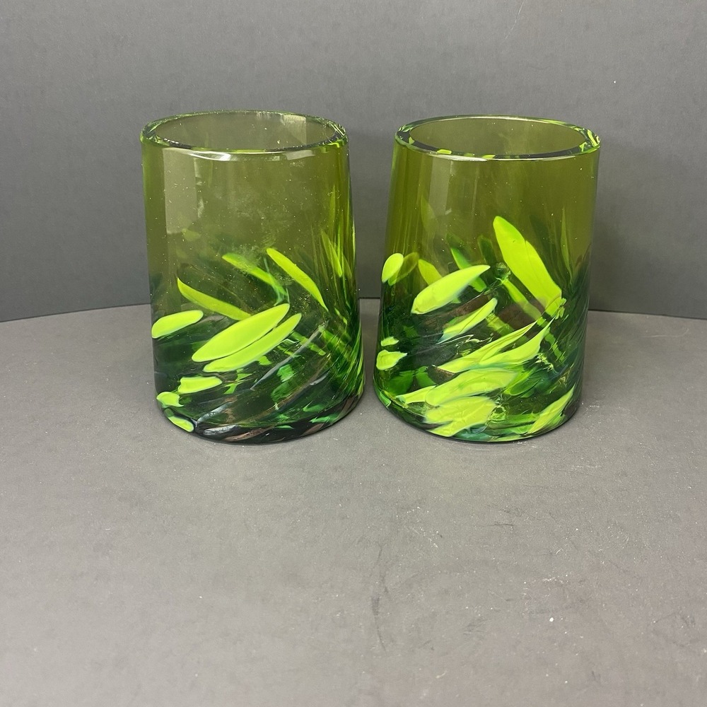 Green Votive Woodland Daylight‎ Candle Holds Set Of 2